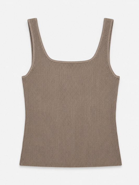 TOP BEIGE DE TEXTURA ELÁSTICA | BABATON | TALLA M