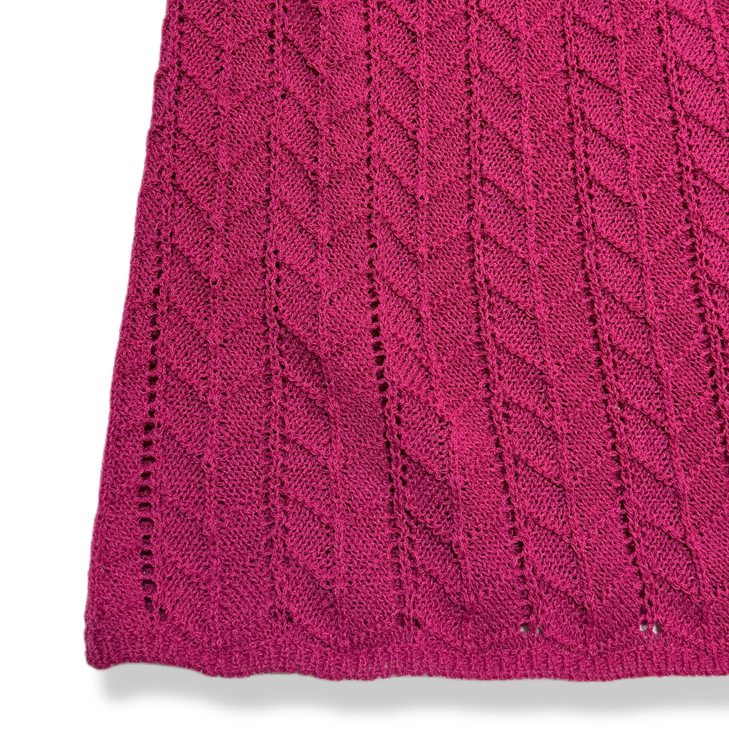 TOP TEJIDO COLOR VINO CON TIRANTES PARA MUJER | MANGO | TALLA S
