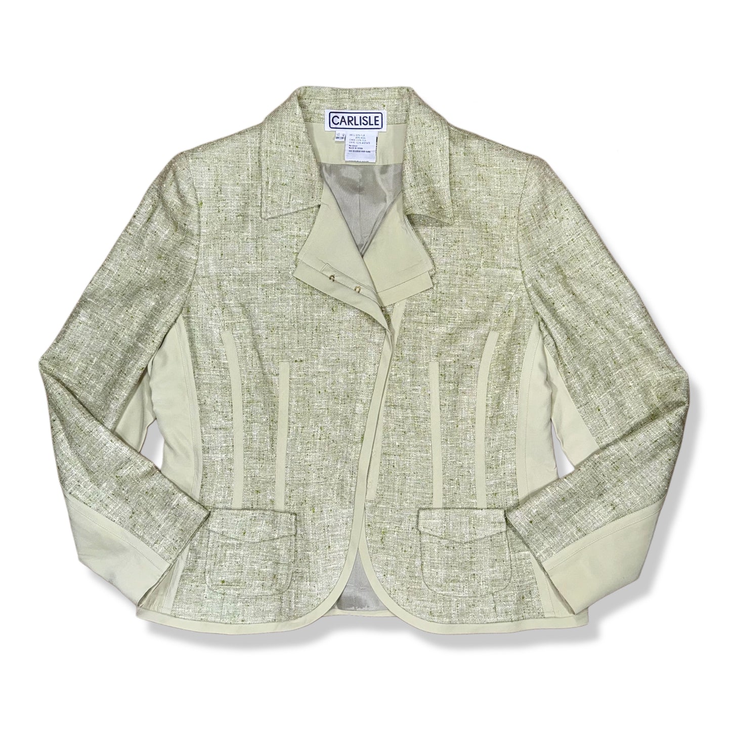 BLAZER VINTAGE DE SEDA | CARLISLE | TALLA 12