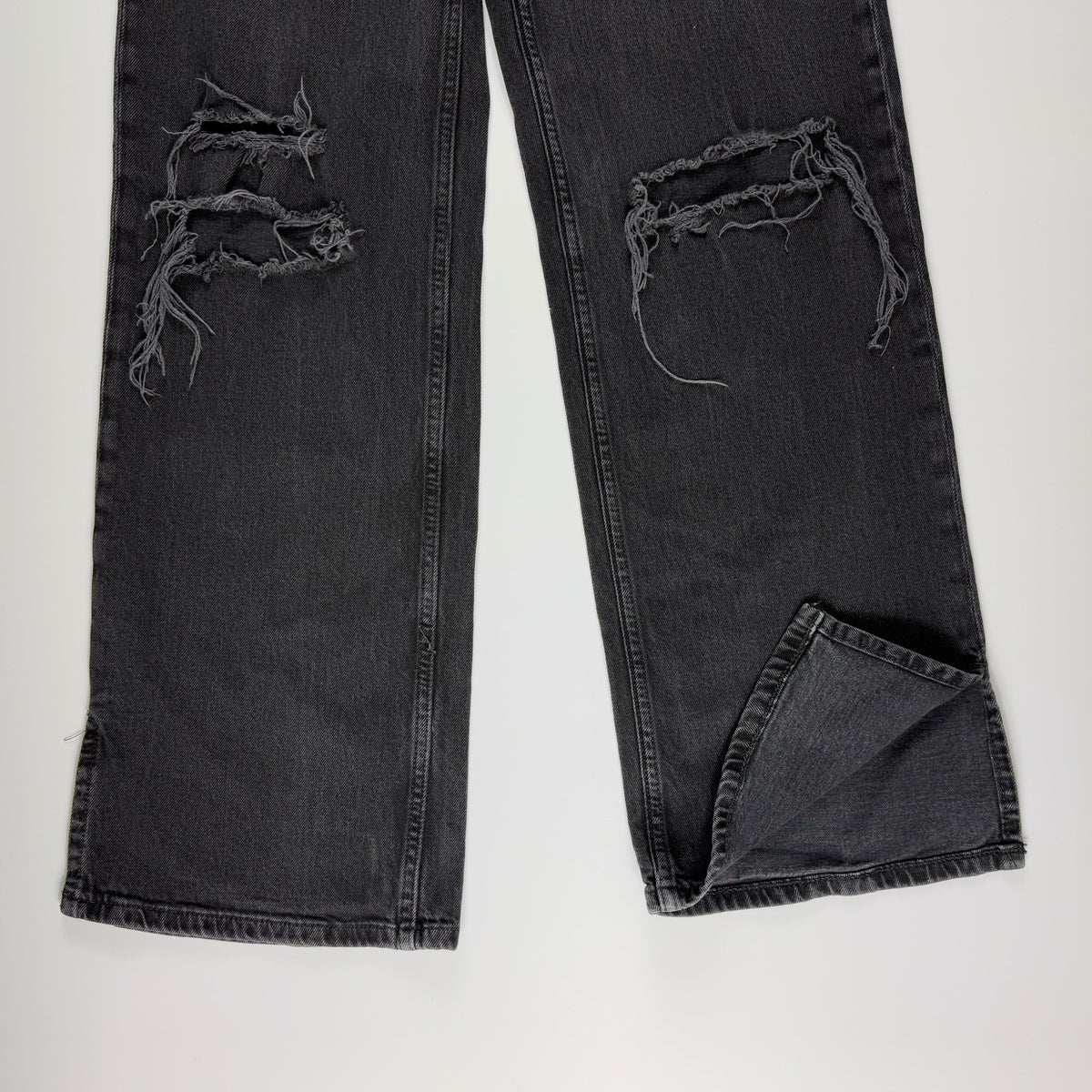 JEANS WIDE LEG GRIS PARA NIÑA | H&M | TALLA 14
