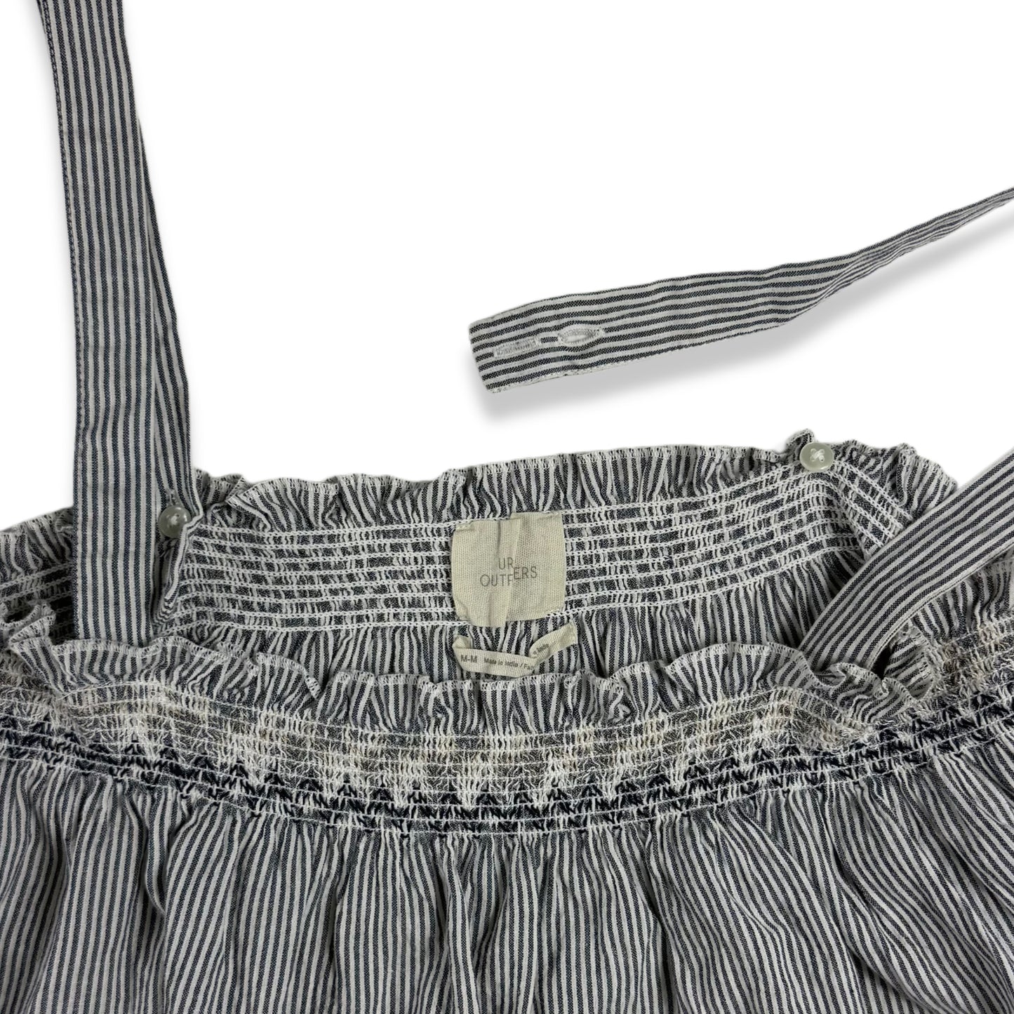 BLUSA DE TIRANTES CON ELÁSTICO Y RAYAS | URBAN OUTFITTERS | TALLA M