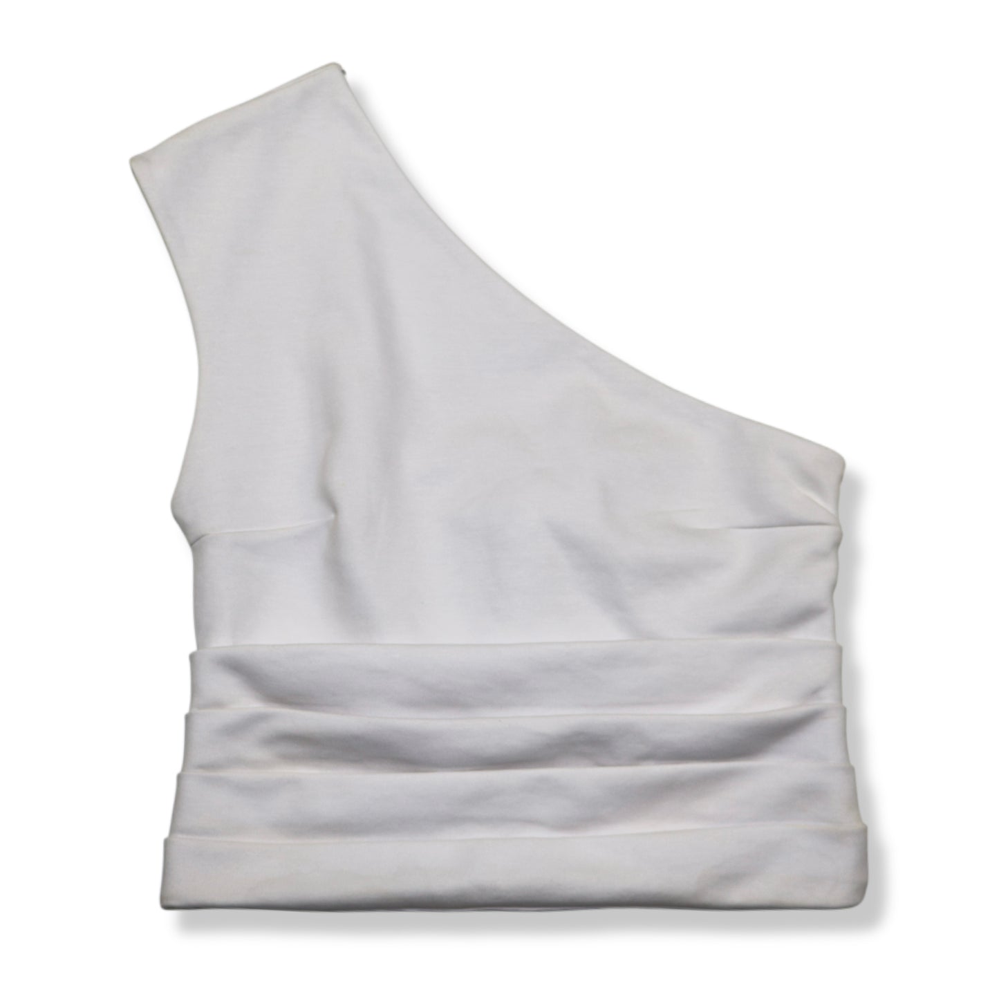 NUEVO CON ETIQUETA | TOP ASIMÉTRICO BLANCO | ZARA | TALLA S