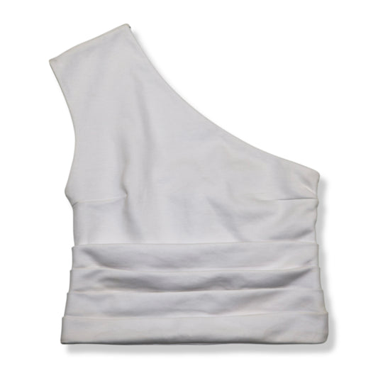 NUEVO CON ETIQUETA | TOP ASIMÉTRICO BLANCO | ZARA | TALLA S