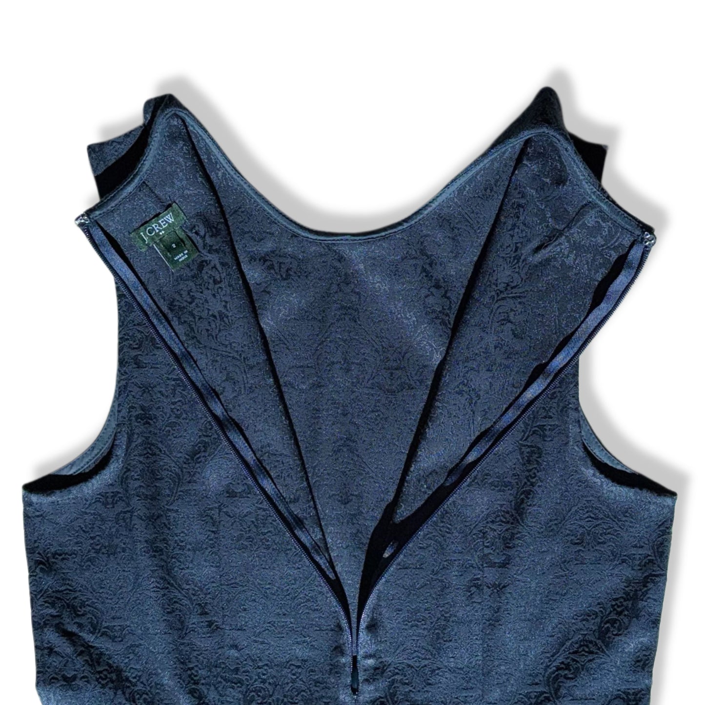 BLUSA PEPLUM AZUL MARINO | J.CREW | TALLA 2
