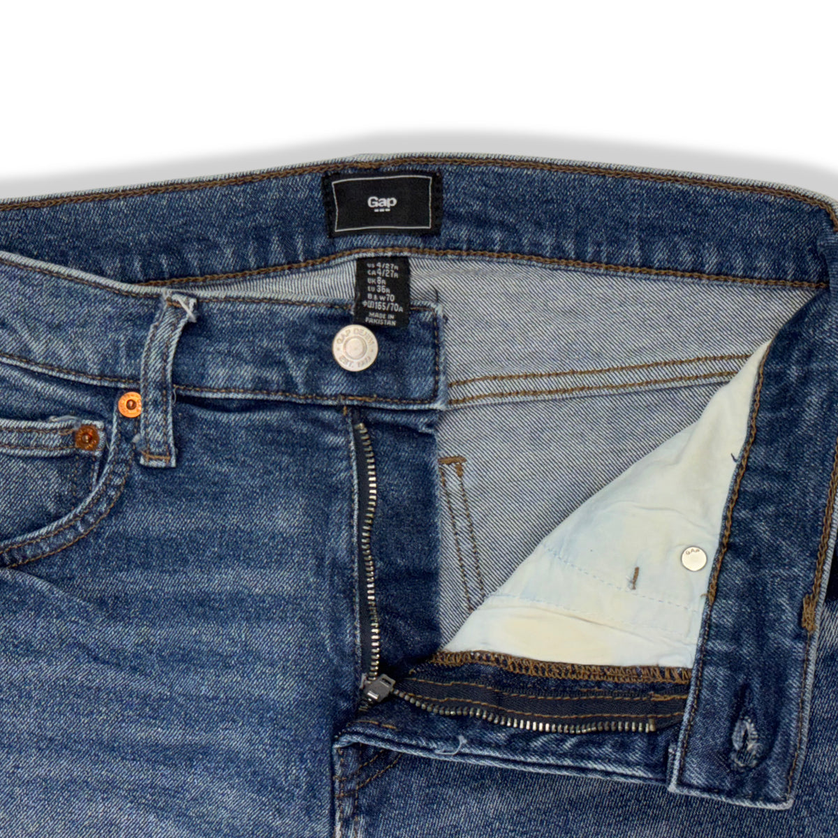 JEANS SKINNY DESGASTADOS PARA MUJER | GAP | TALLA 4 (S)