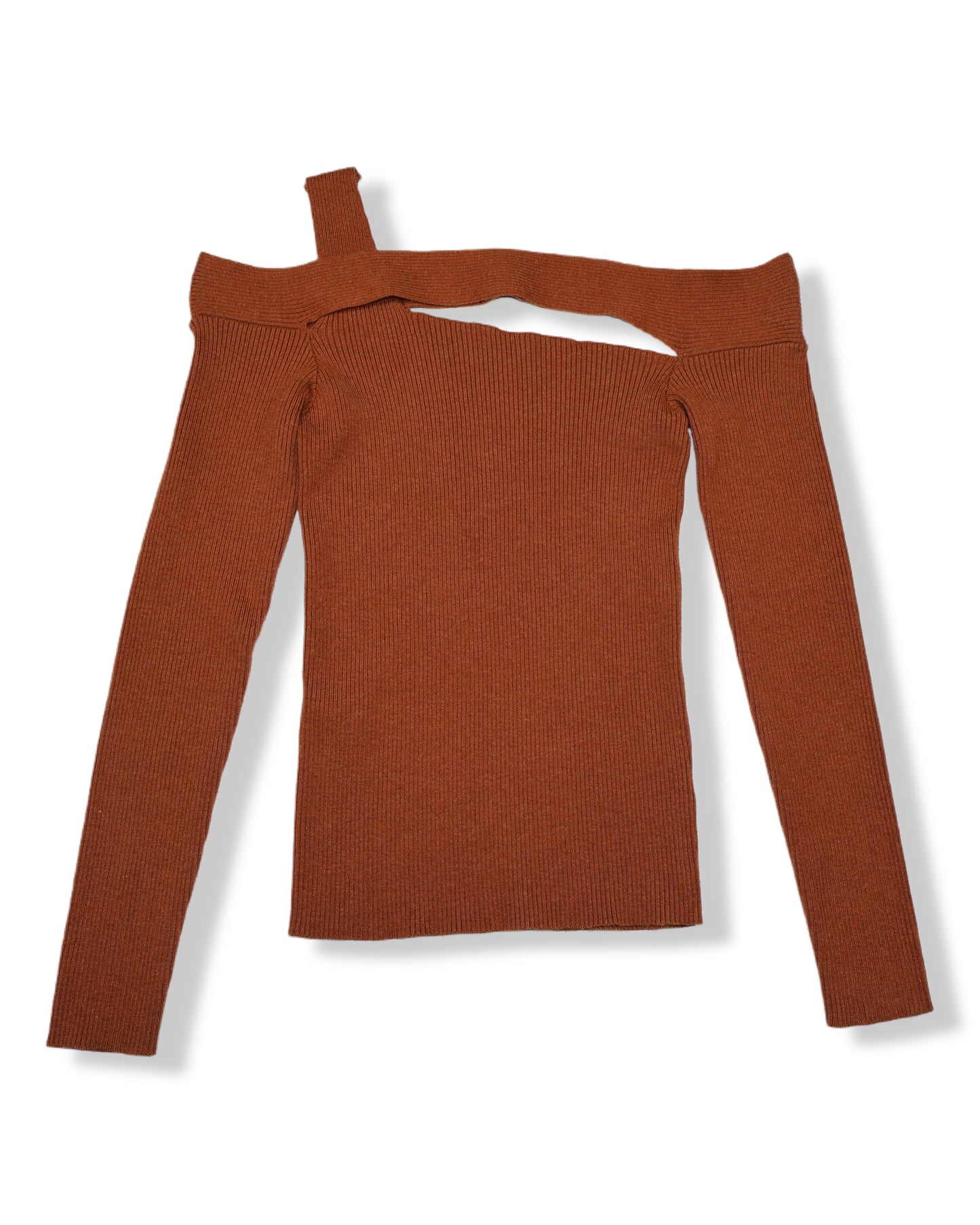 SWEATER TEJIDO DE HOMBROS DESCUBIERTOS | MOTF | TALLA S