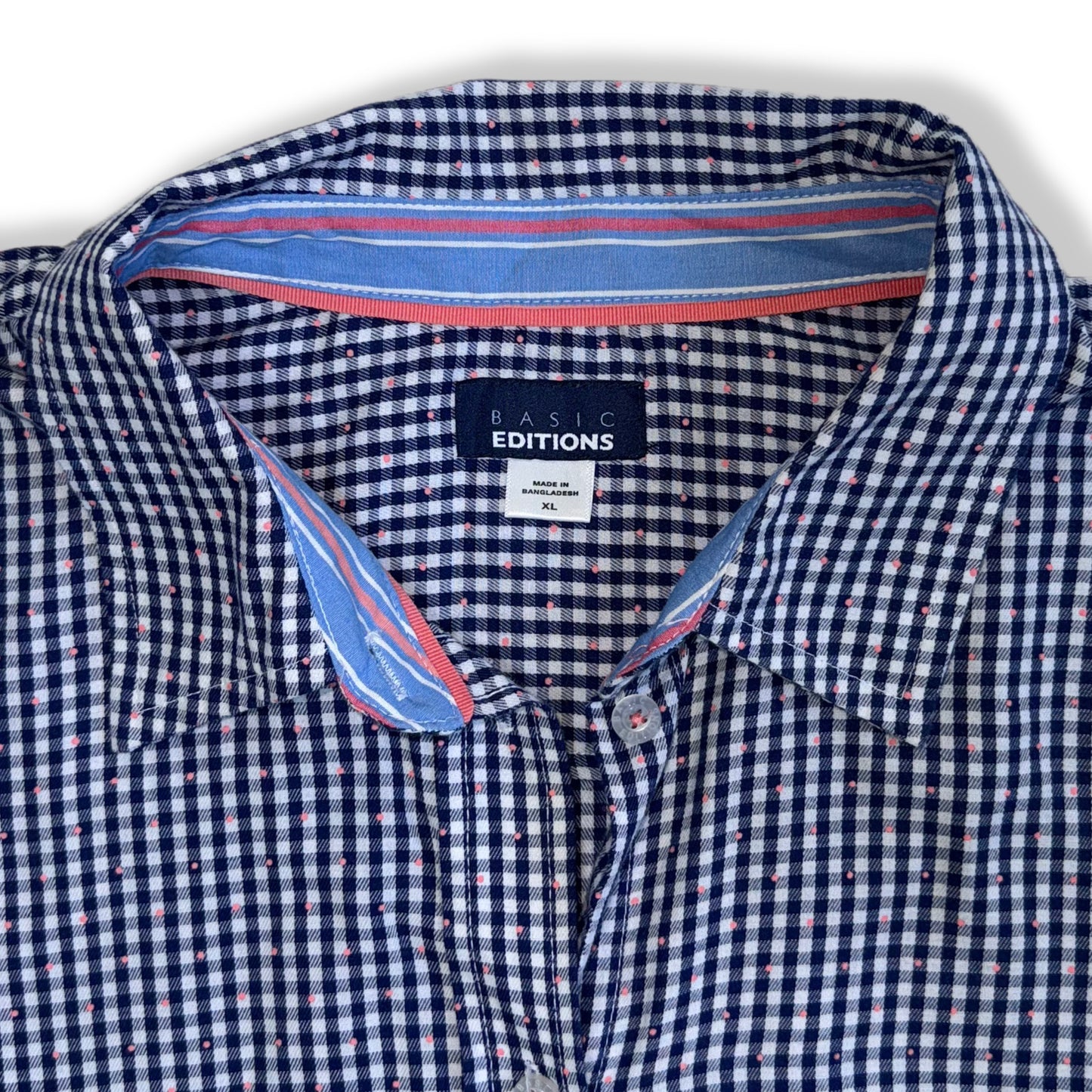 CAMISA MANGA LARGA DE CUADROS | BASIC EDITIONS | TALLA XL