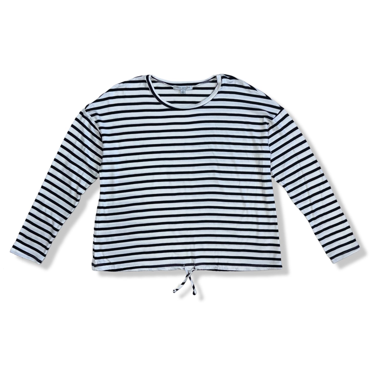 BLUSA MANGA LARGA DE RAYAS | GREEN ENVELOPE | TALLA M