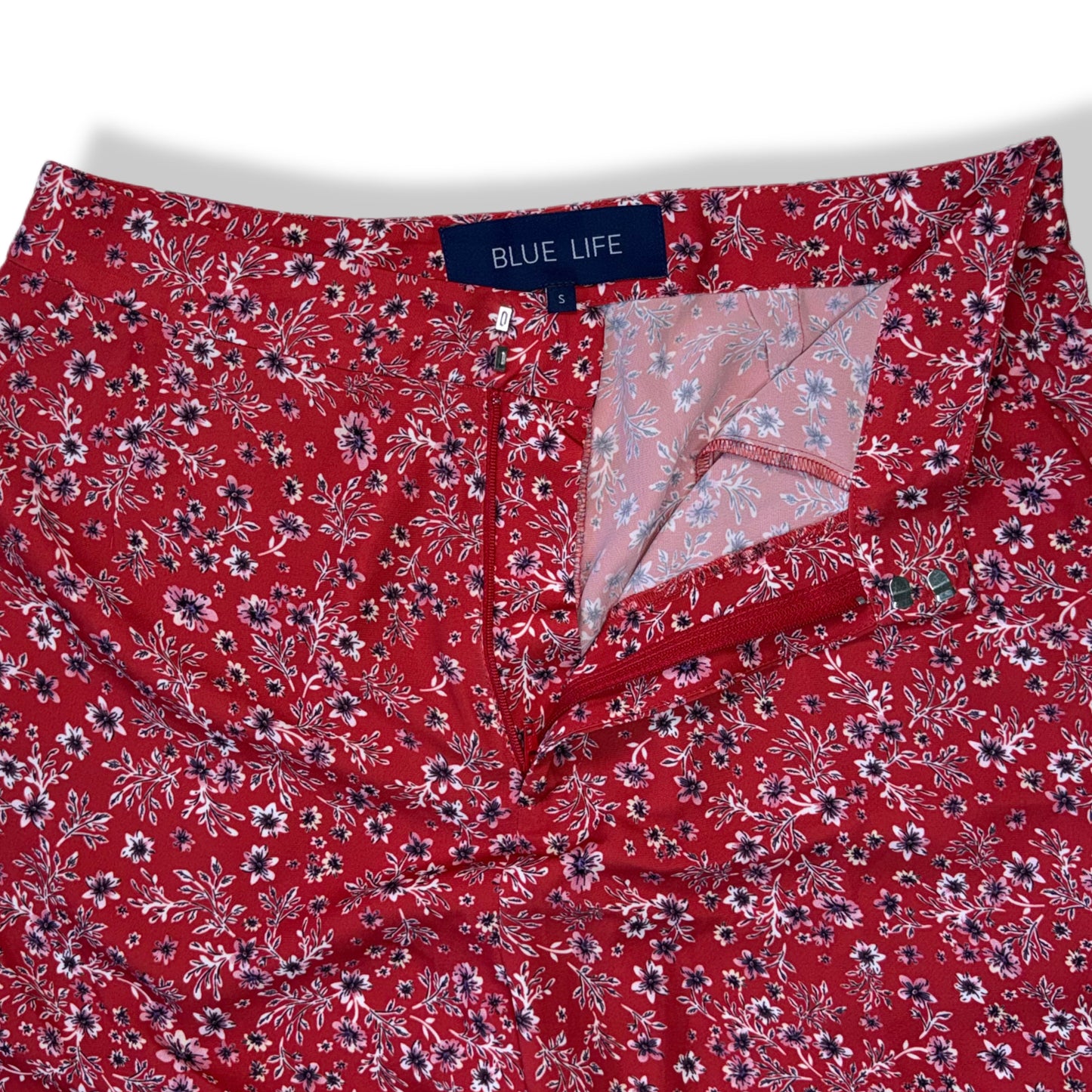 PANTALÓN ANCHO ESTAMPADO FLORAL | BLUE LIFE | TALLA S