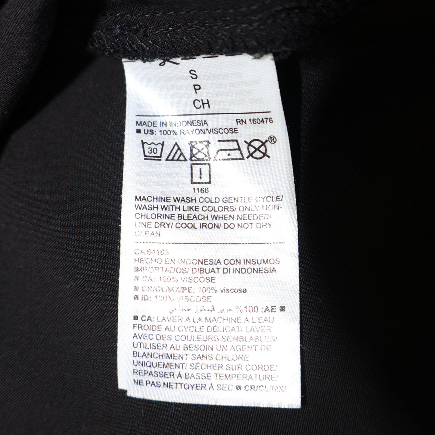 BLUSA NEGRA MANGA LARGA | OLD NAVY | TALLA S