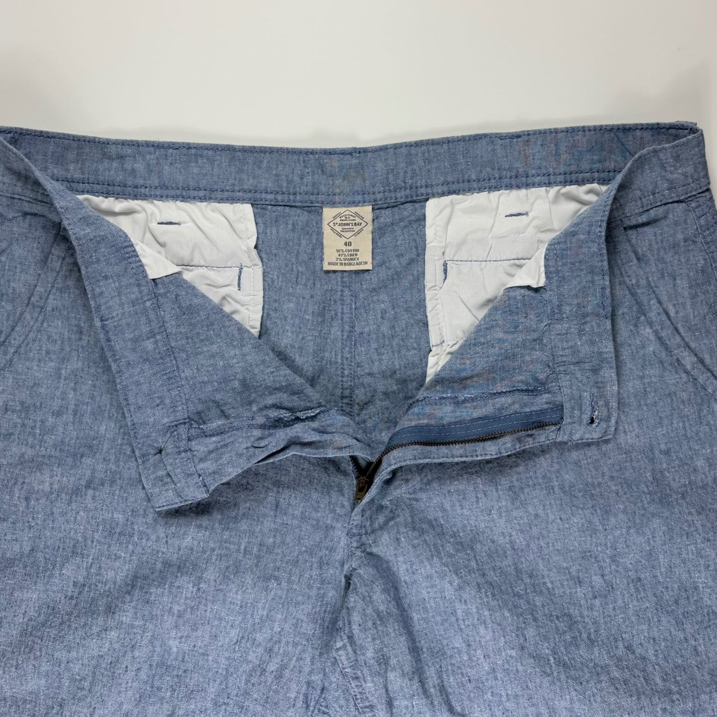CHINO SHORTS DE LINO | ST. JOHN'S BAY | TALLA 40