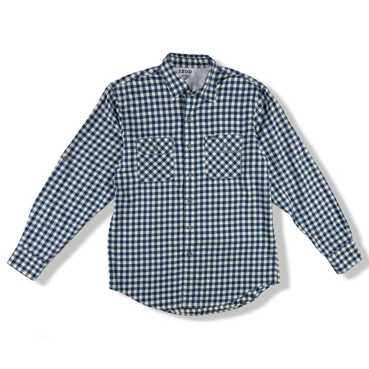 CAMISA DE CUADROS MANGA LARGA | IZOD | TALLA S