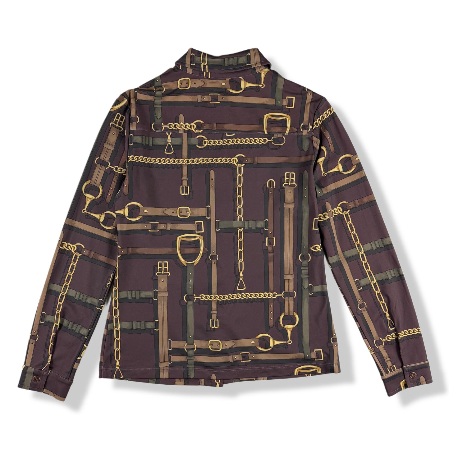 BLUSA CON ESTAMPADO ECUESTRE | J. MCLAUGHLIN | TALLA XS