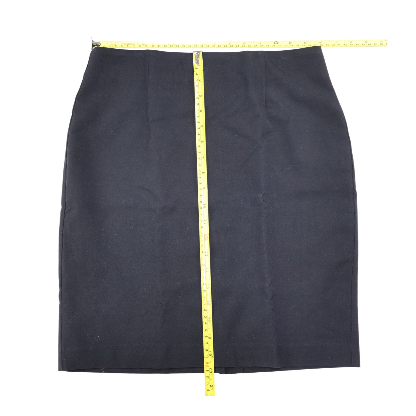 FALDA RECTA NEGRA CLÁSICA MIDI | FOREVER 21 | TALLA M