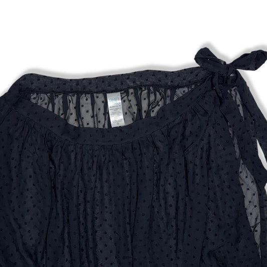 SARONG NEGRO DE MALLA | TIME AND TRU | TALLA XL (16-18)