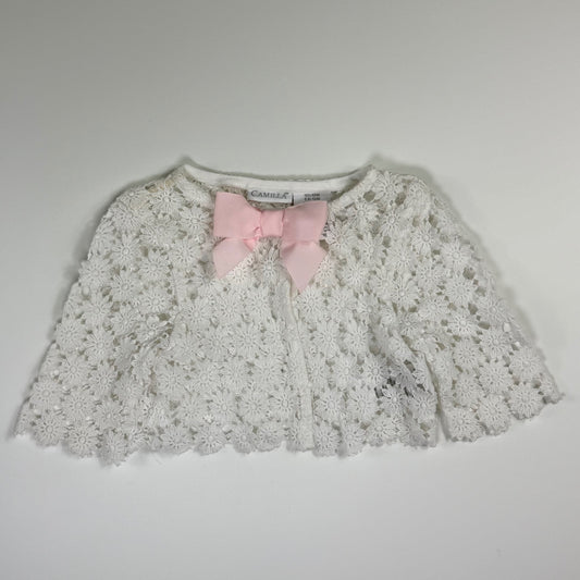BOLERO DE ENCAJE PARA BEBÉS | CAMILLA | TALLA 12M