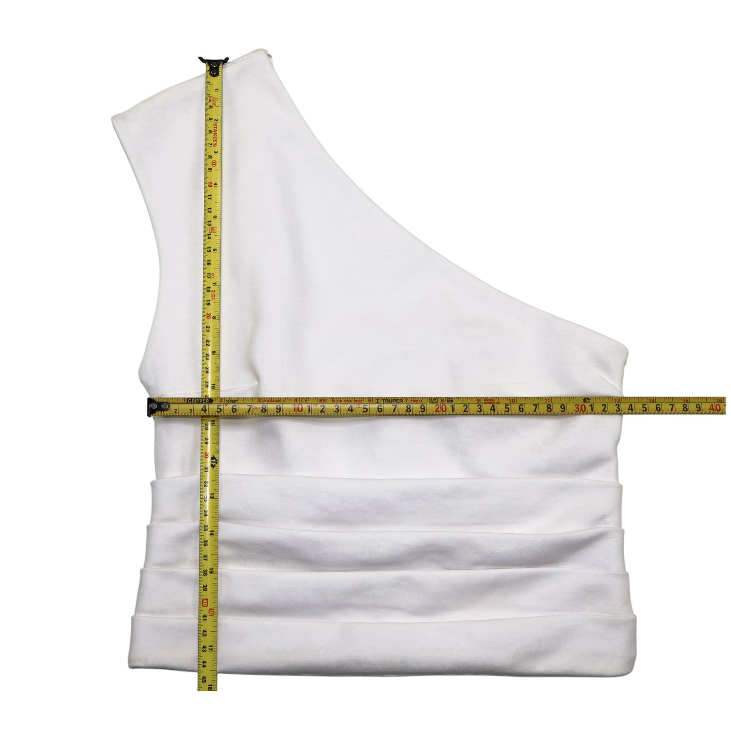 NUEVO CON ETIQUETA | TOP ASIMÉTRICO BLANCO | ZARA | TALLA S