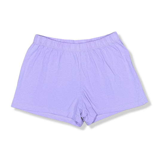 SHORTS LILA CON CINTURA ELÁSTICA PARA NIÑAS | TALLA 4T