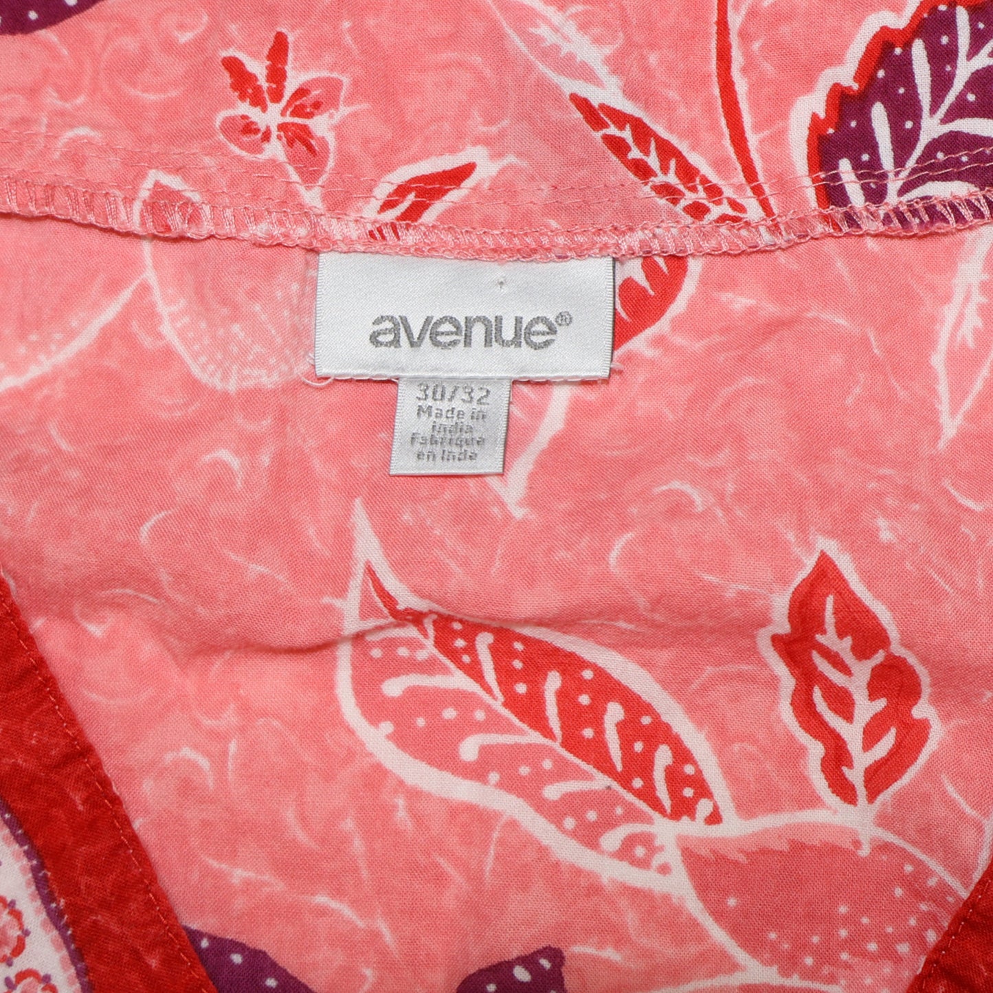 BLUSA CORAL CON ESTAMPADO FLORAL | AVENUE | TALLA 3X