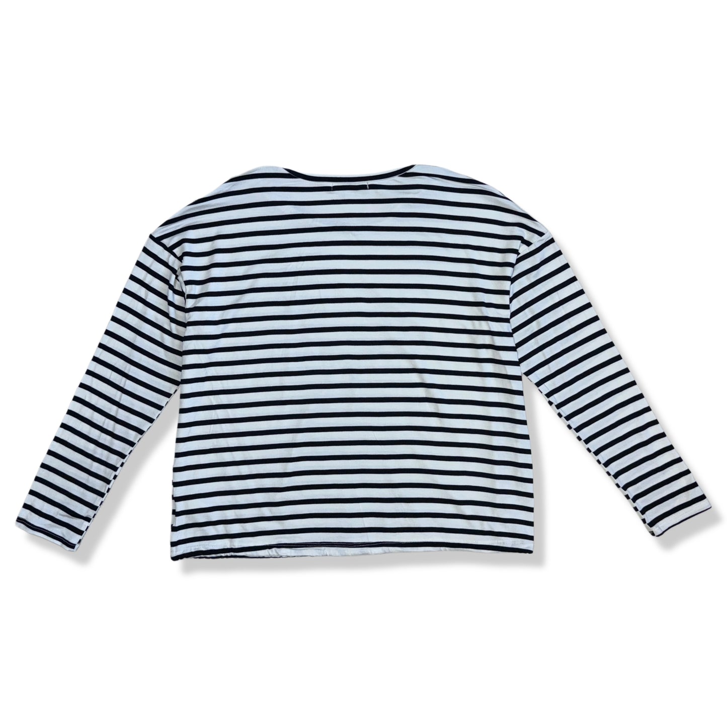 BLUSA MANGA LARGA DE RAYAS | GREEN ENVELOPE | TALLA M