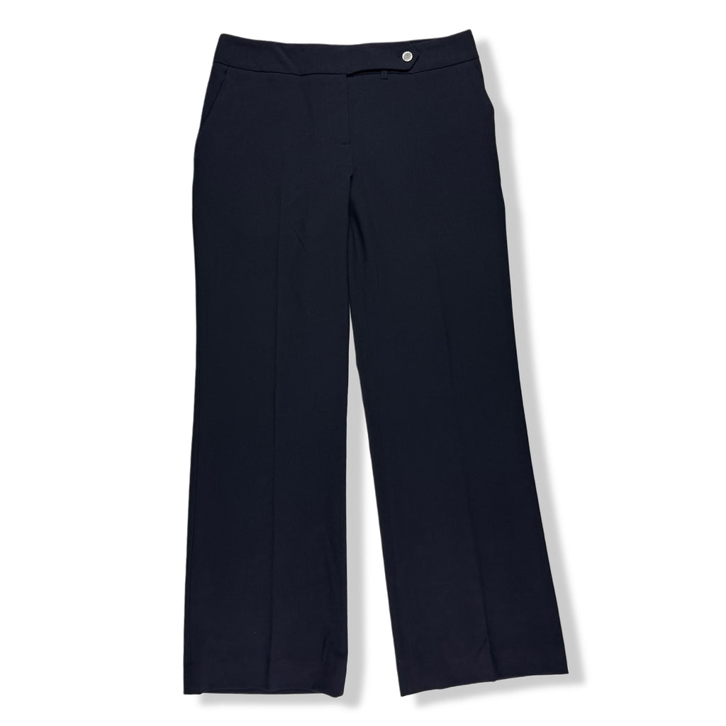 PANTALÓN VESTIR NEGRO CORTE RECTO | CALVIN KLEIN | TALLA S PETITE