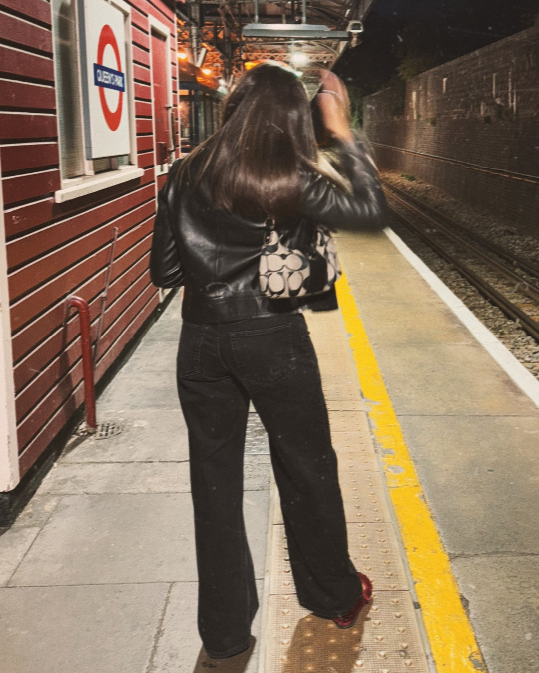 BOLSO VINTAGE SIGNATURE STRIPE DEMI CROSSBODY | COACH