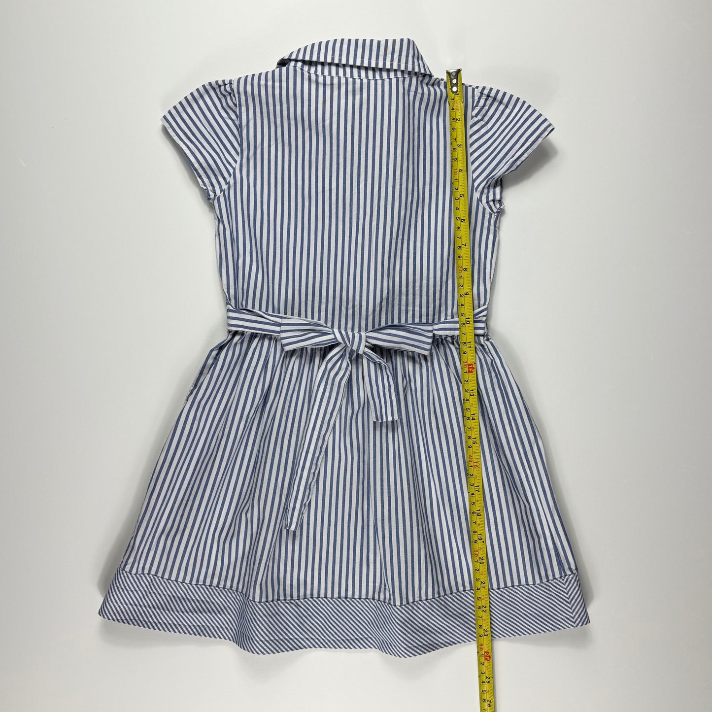 VESTIDO INFANTIL DE RAYAS AZUL Y BLANCO | CARTER’S | TALLA 4-5