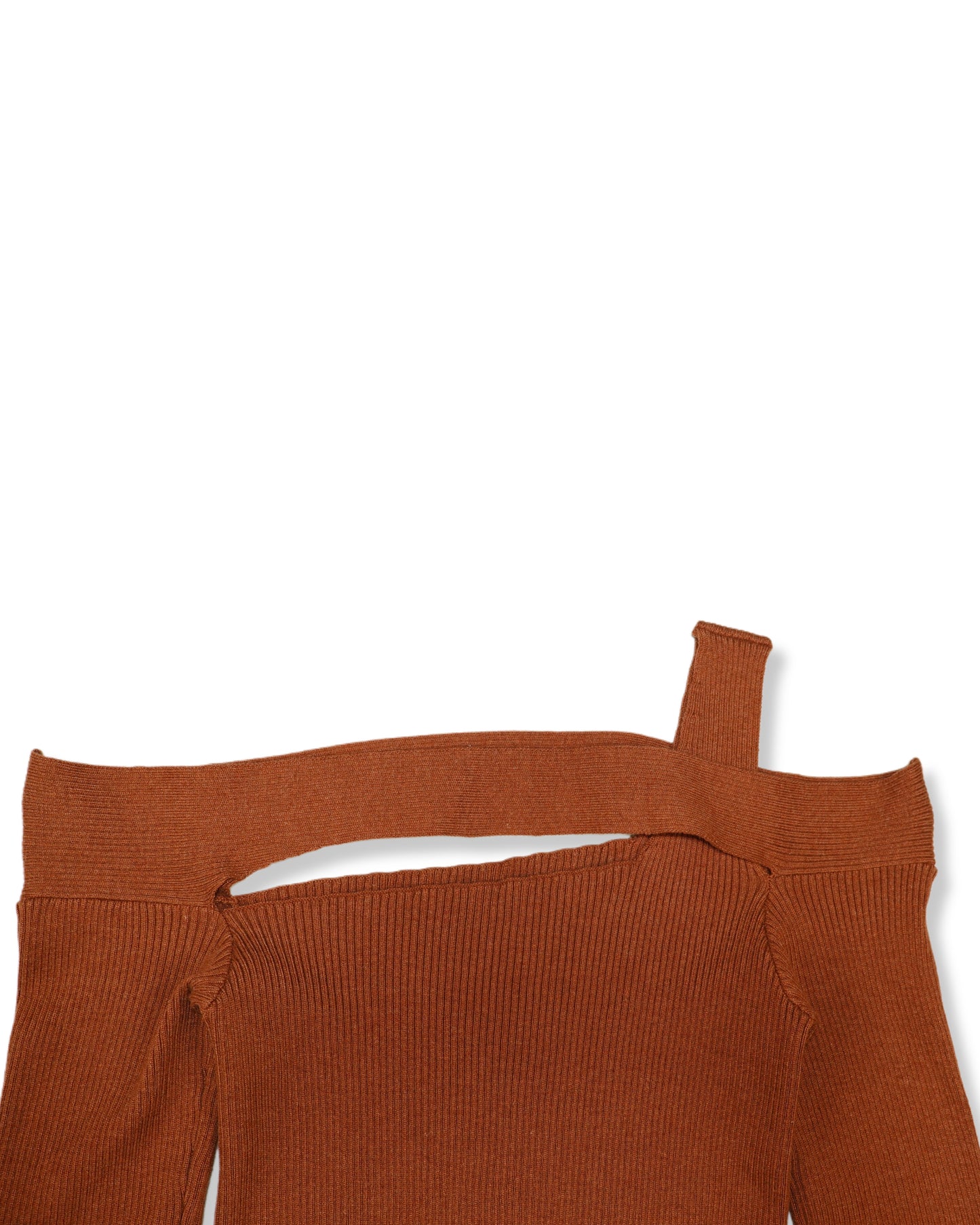SWEATER TEJIDO DE HOMBROS DESCUBIERTOS | MOTF | TALLA S