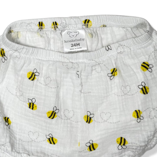 CUBRE PAÑAL CON ESTAMPADO DE ABEJAS | KOALA BABY | TALLA 24M