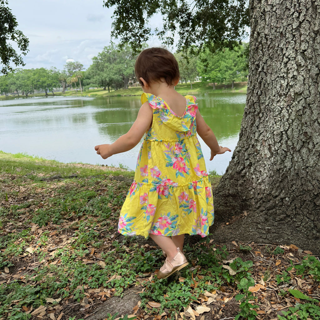 VESTIDO FLORAL PARA NIÑA | OSHKOSH B'GOSH | TALLA 2T