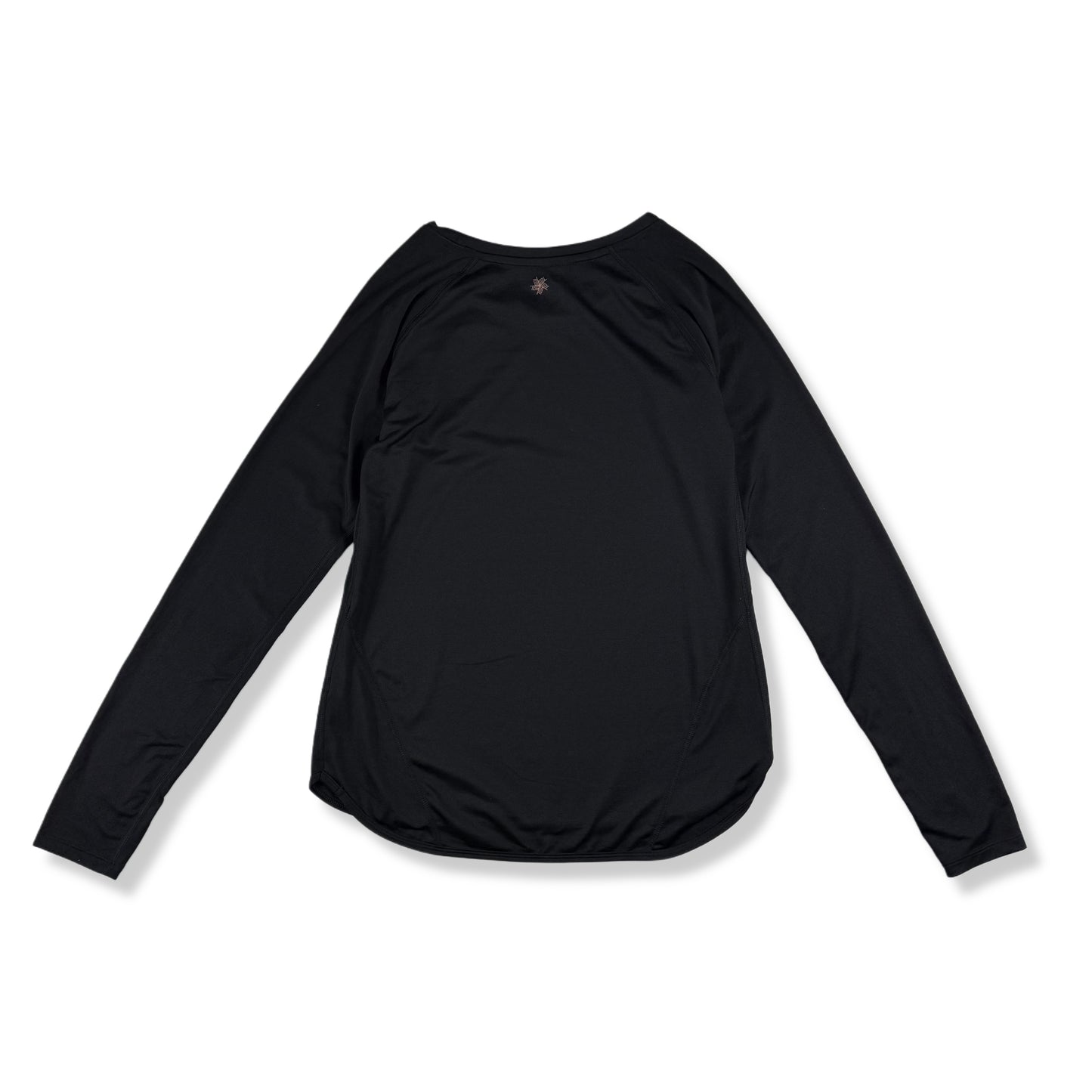 CAMISETA DEPORTIVA NEGRA MANGA LARGA | TEK GEAR | TALLA M