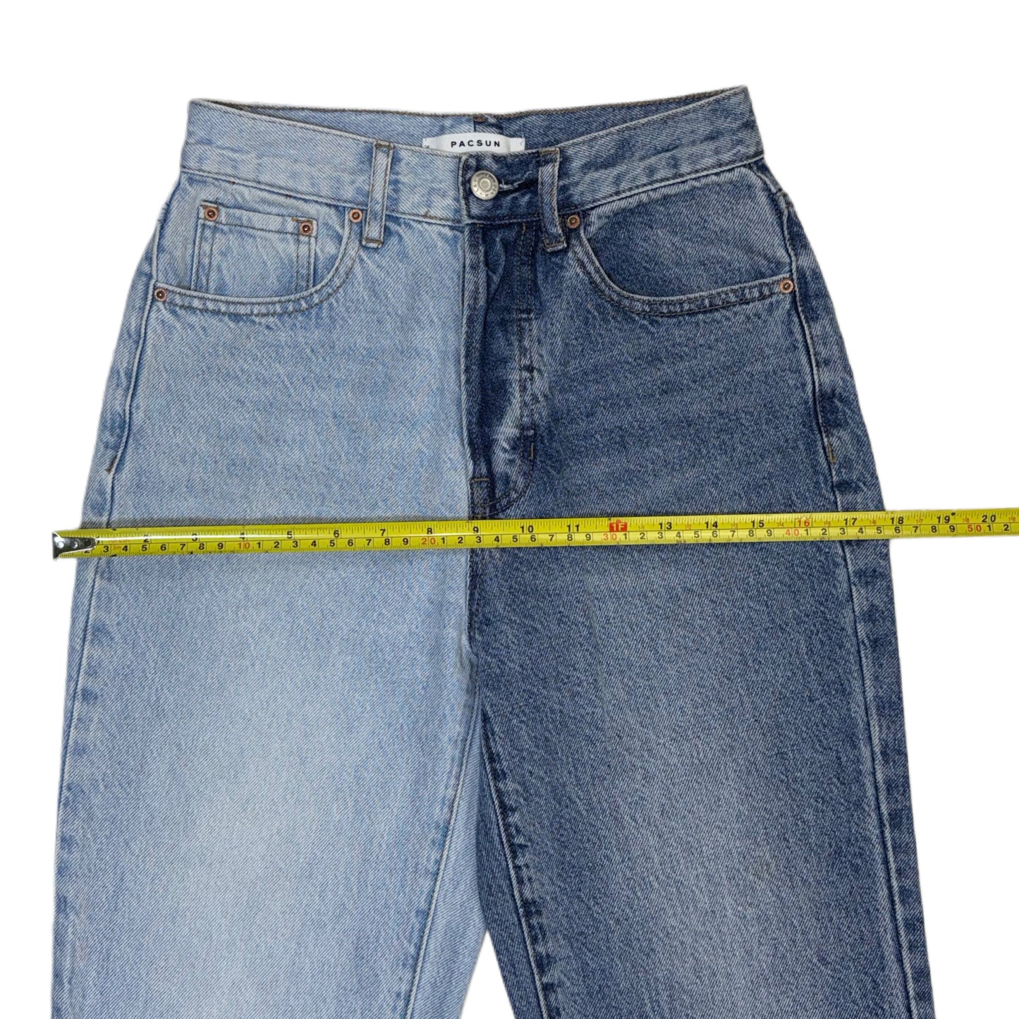 DAD JEANS BICOLOR | PACSUN | TALLA 24 (XS)