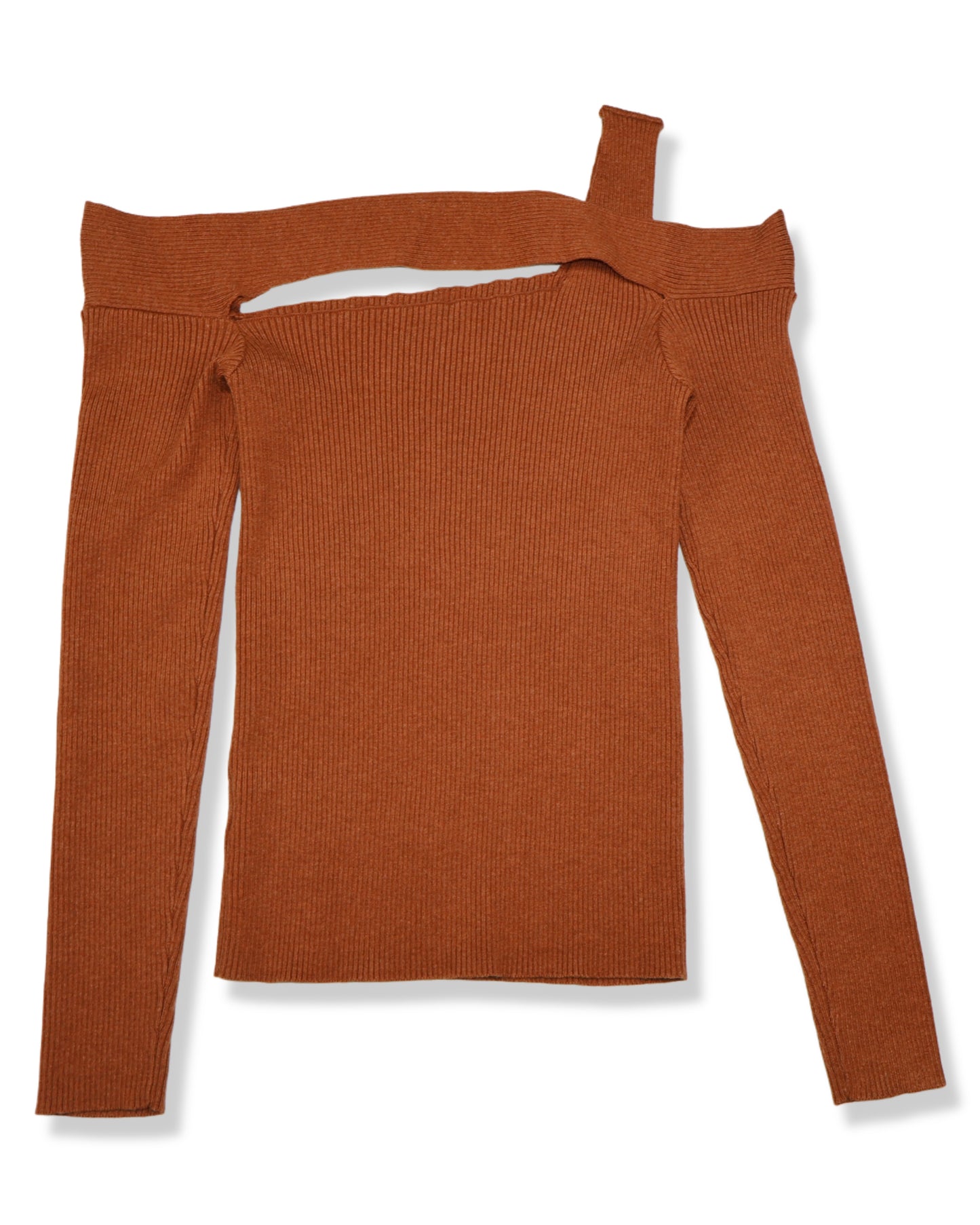 SWEATER TEJIDO DE HOMBROS DESCUBIERTOS | MOTF | TALLA S