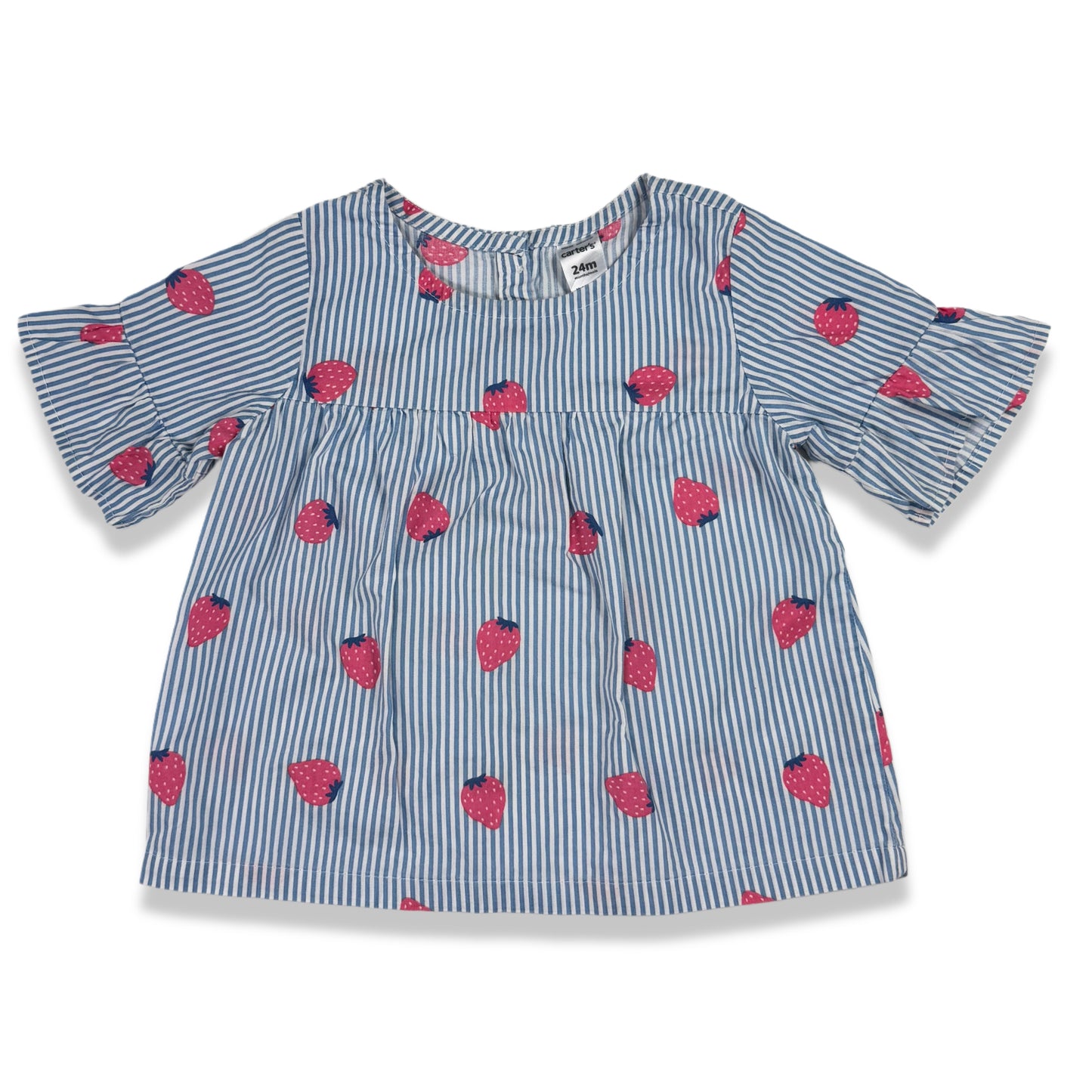 TOP CON ESTAMPADO DE FRESAS PARA BEBÉS | CARTER’S | TALLA 24M