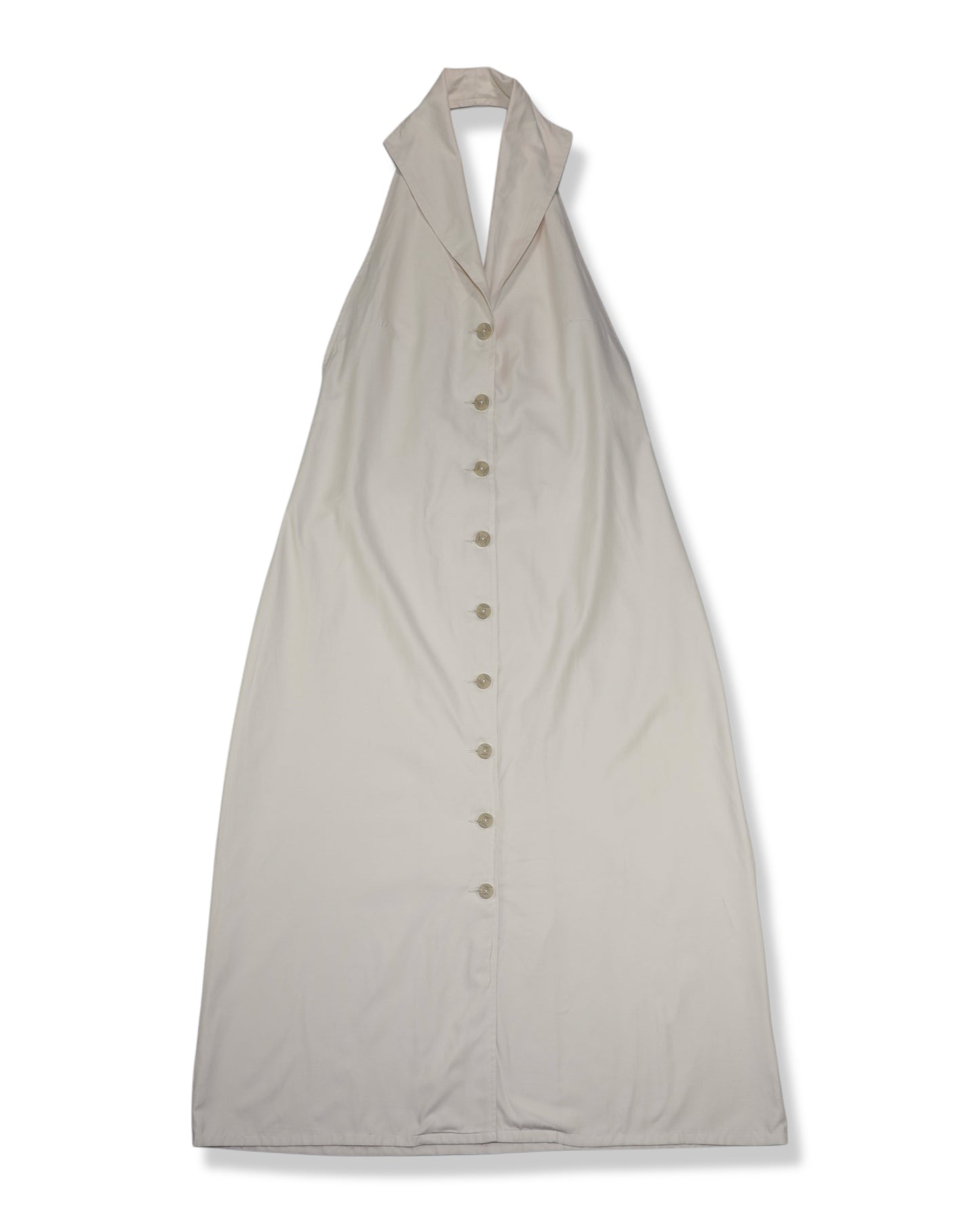 VESTIDO CREMA CON ESPALDA ABIERTA | TALLA M