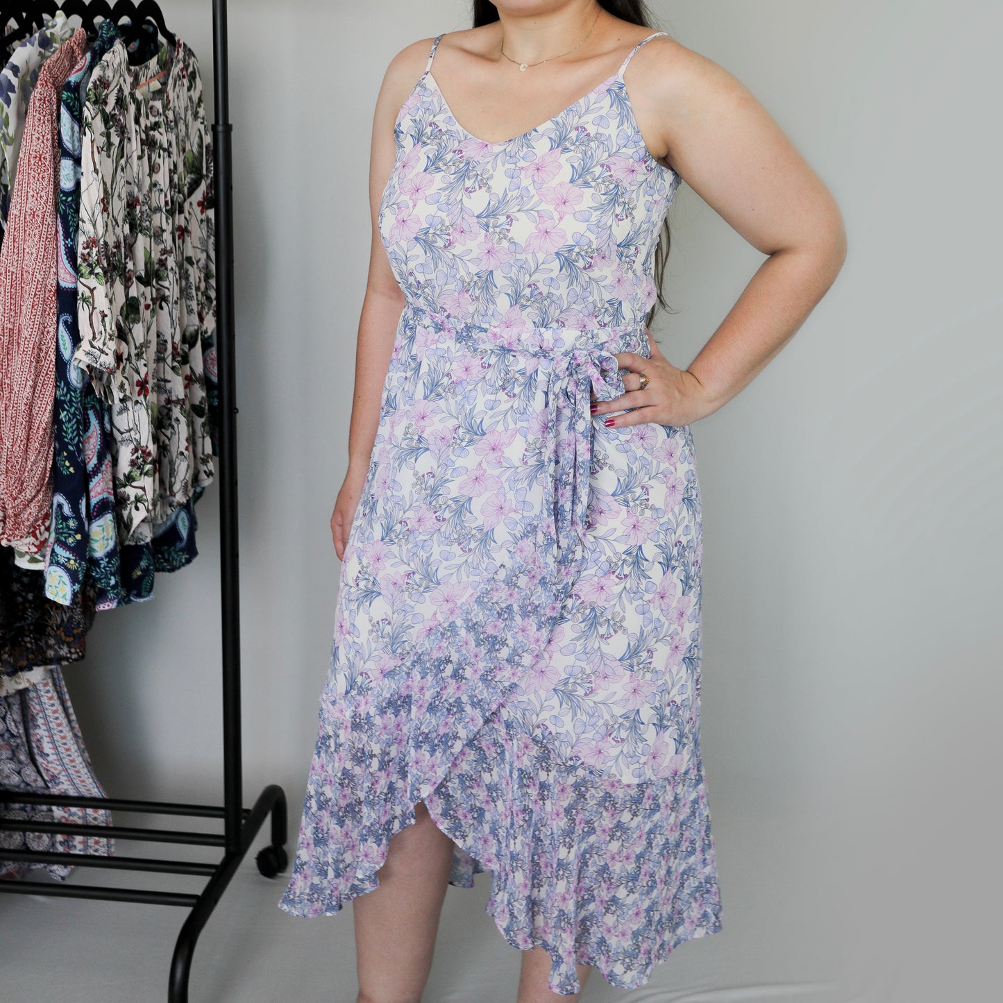 VESTIDO DE TIRANTES CON ESTAMPADO FLORAL | VINCE CAMUTO | 6