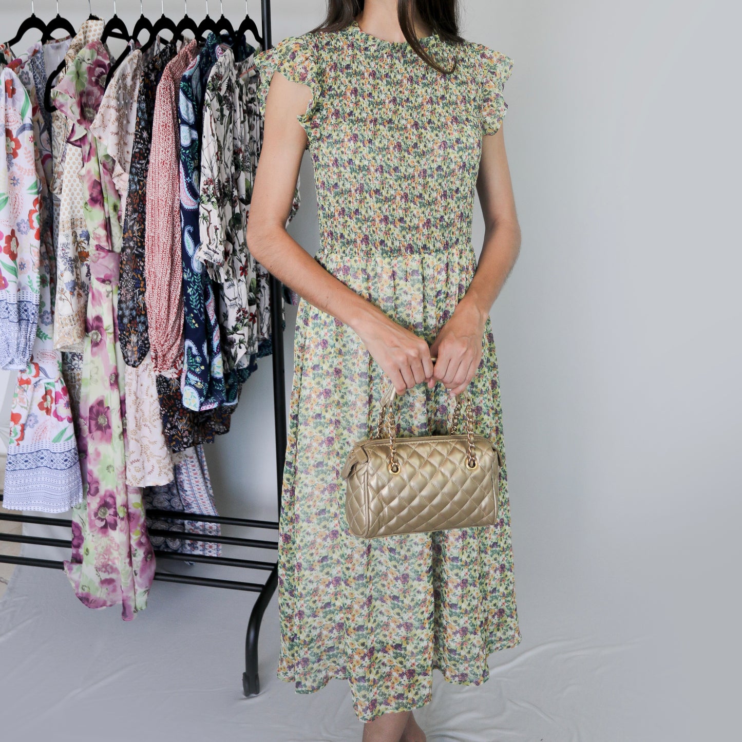VESTIDO MIDI FLOREADO | SWEET RAIN | S