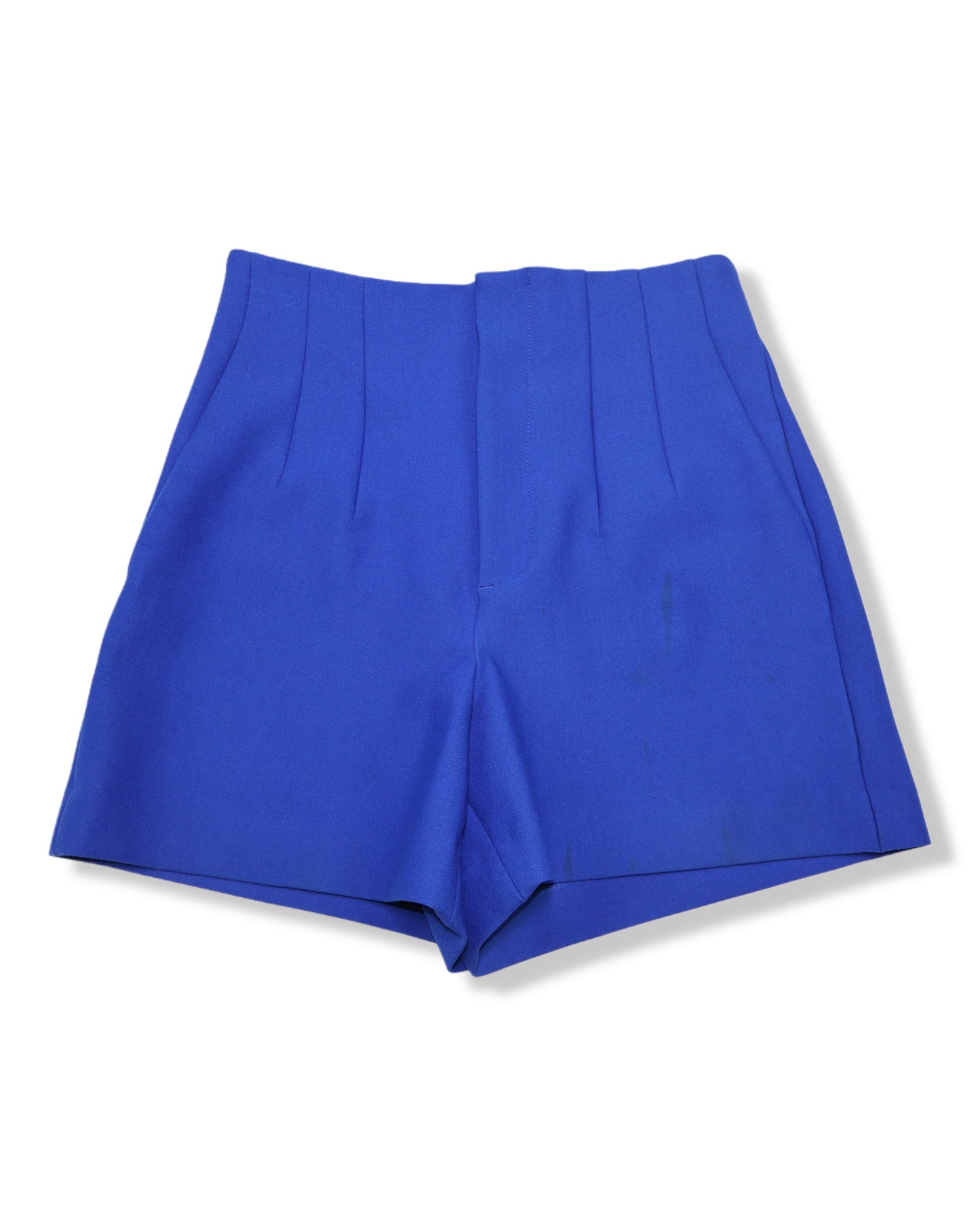SHORT ESTRUCTURADO AZUL DE TIRO ALTO | ZARA | TALLA XS