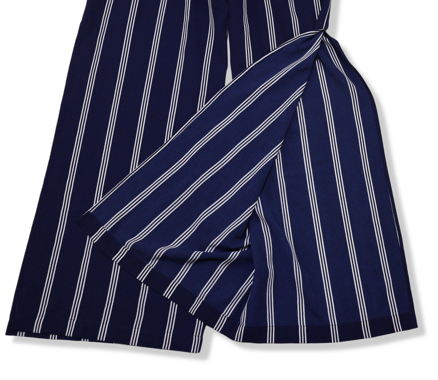 JUMPSUIT DE RAYAS AZUL MARINO Y BLANCO | MONTEAU | TALLA M