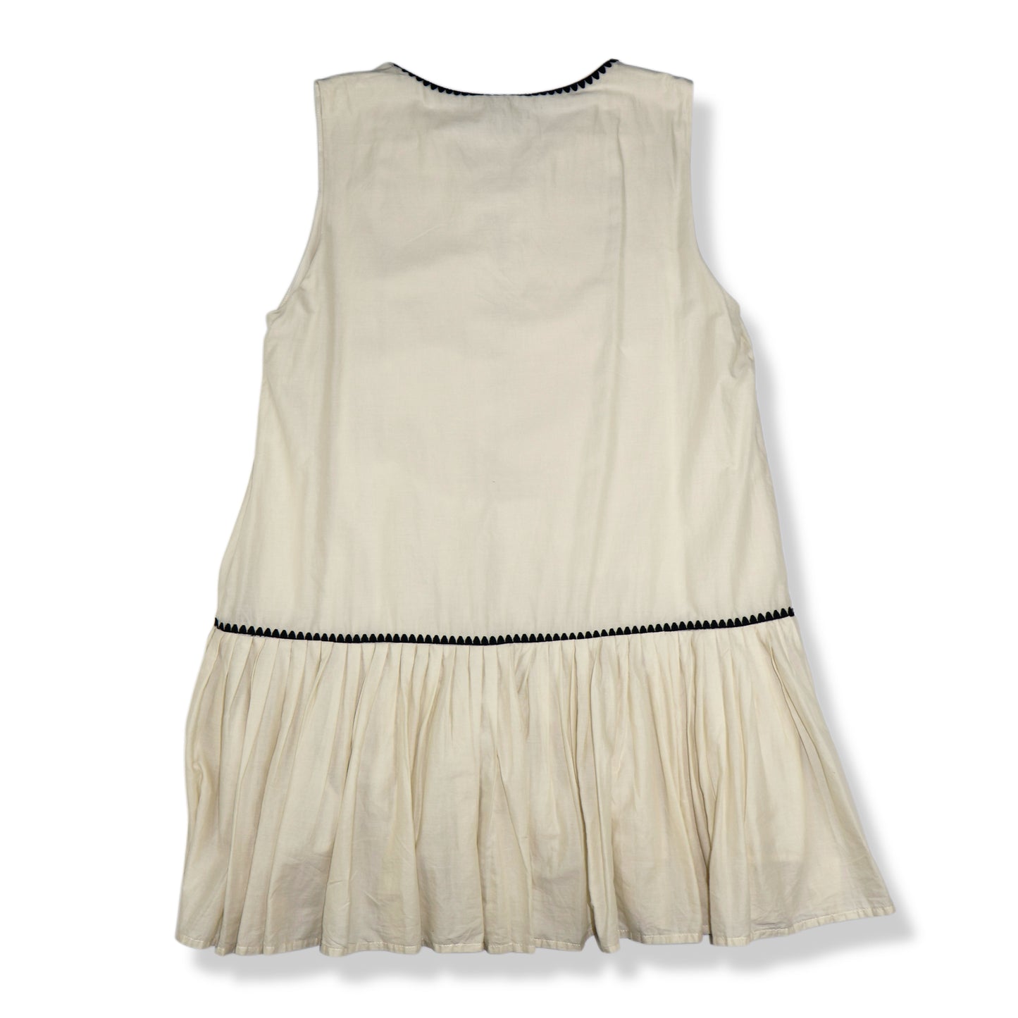 VESTIDO SIN MANGAS CORTE PEPLUM | STRUT & BOLT | TALLA M