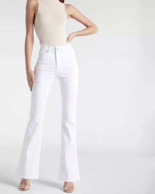 PANTALÓN BLANCO EXTREME HIGH RISE  | EXPRESS | TALLA 0R