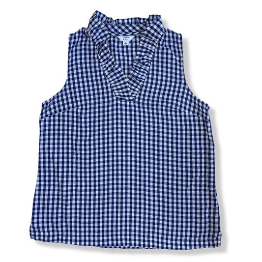 BLUSA SIN MANGAS DE CUADROS | CROWN & IVY | TALLA M