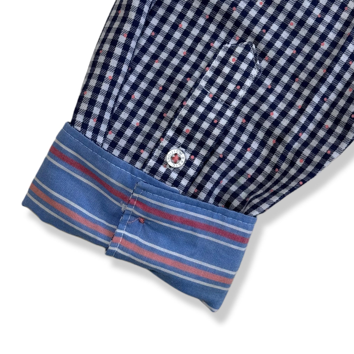 CAMISA MANGA LARGA DE CUADROS | BASIC EDITIONS | TALLA XL