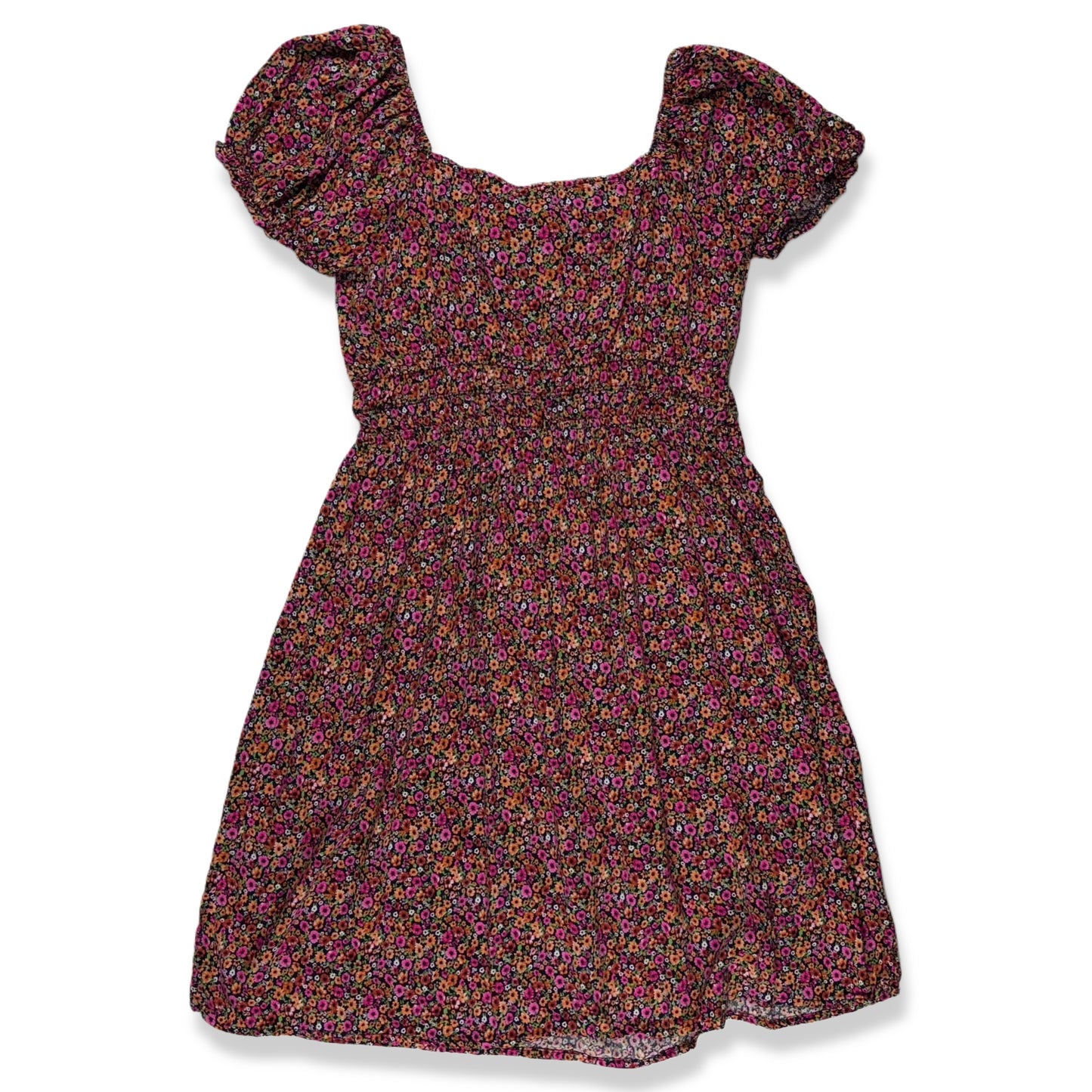 VESTIDO CON ESTAMPADO DE FLORES | PASSPORT | TALLA L