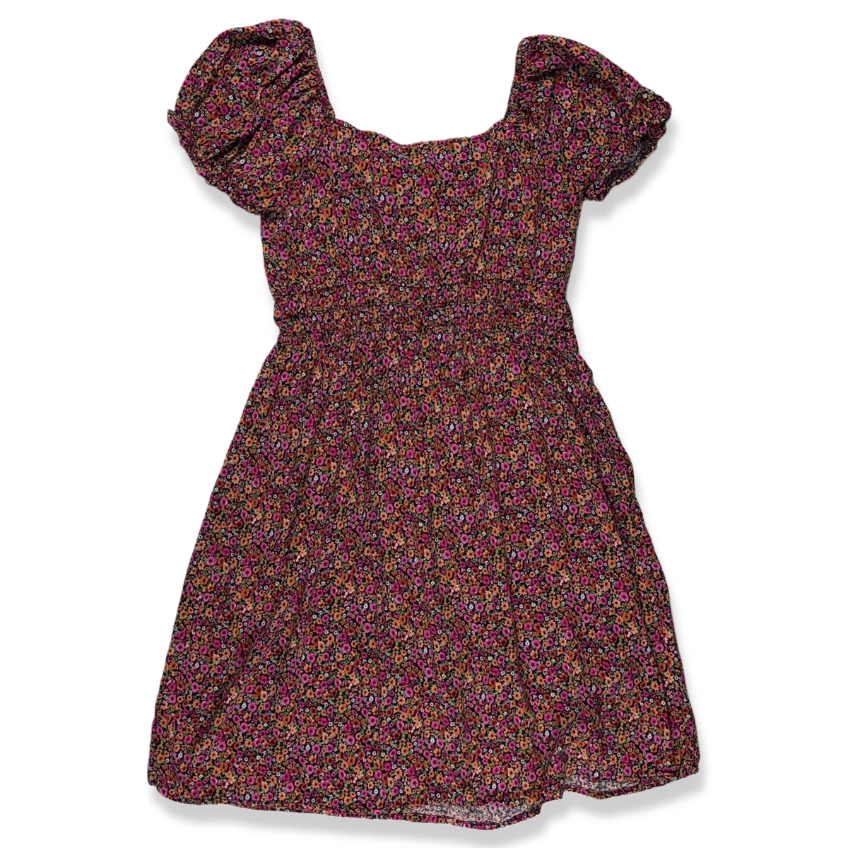 VESTIDO CON ESTAMPADO DE FLORES | PASSPORT | TALLA L