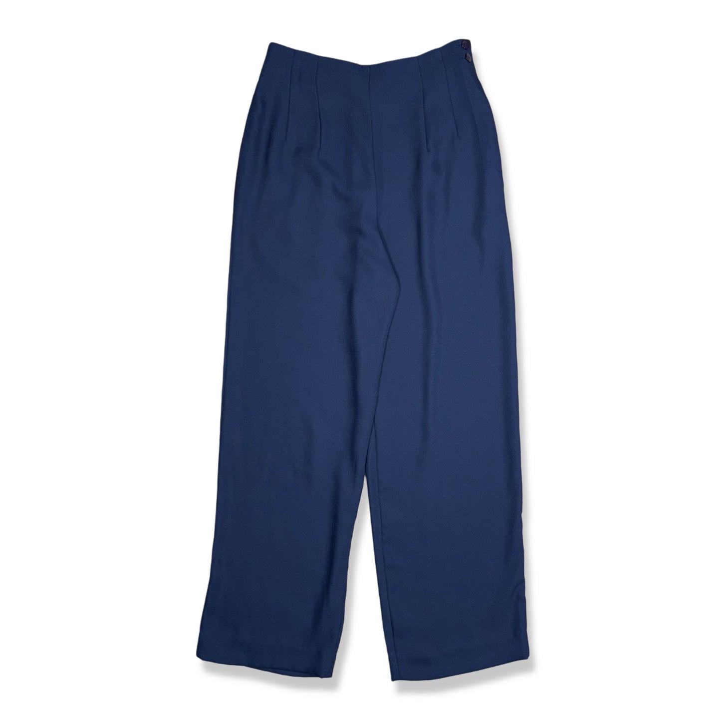 PANTALÓN DE VESTIR DE CORTE RECTO AZUL MARINO | LIZ CLAIBORNE | TALLA 10