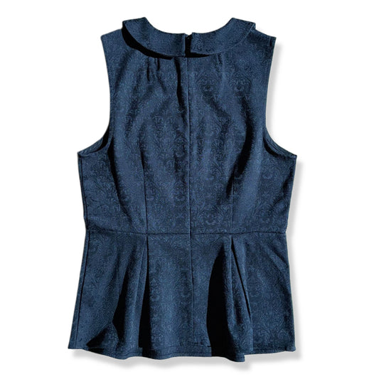 BLUSA PEPLUM AZUL MARINO | J.CREW | TALLA 2