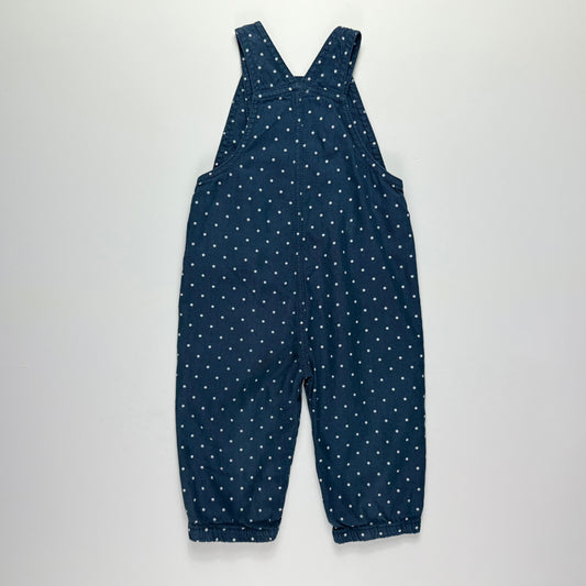 OVEROL CON LUNARES Y BORDADO FLORAL PARA BEBÉS | CARTER’S | TALLA 9M
