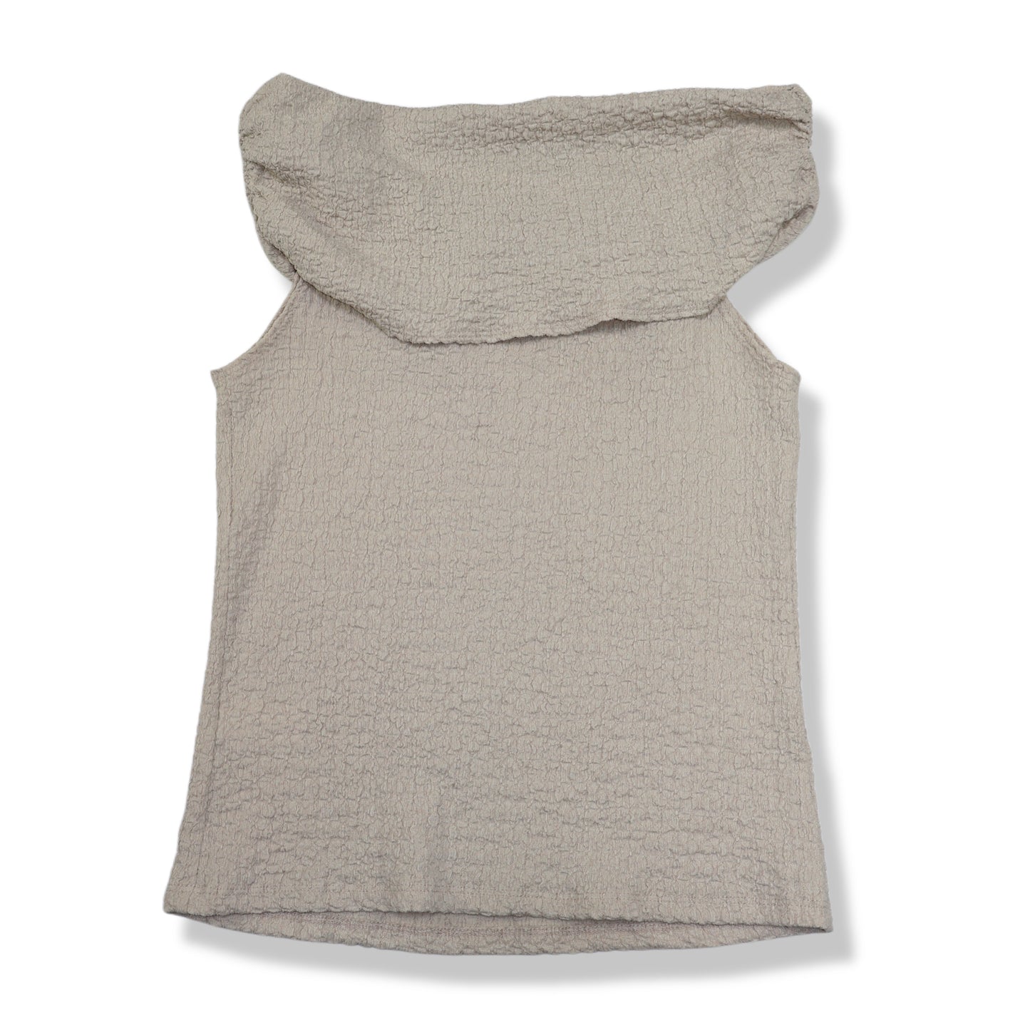 BLUSA OFF-SHOULDER TEXTURIZADA COLOR BEIGE | IF SHE LOVES | TALLA S