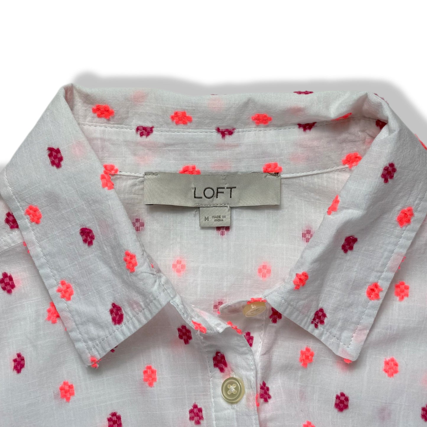 BLUSA CON LAZO FRONTAL | LOFT | TALLA M